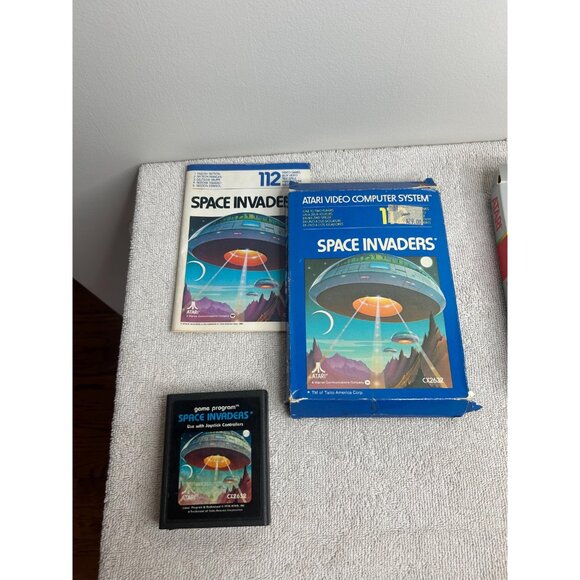 Atari 2600 Tested games space invaders and joust video game vintage retro - Picture 5 of 5
